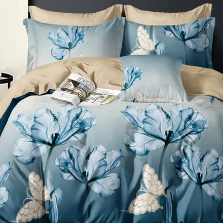 Комплект постельного белья "П37. 6493", поплин, 100% хлопок, Россия.