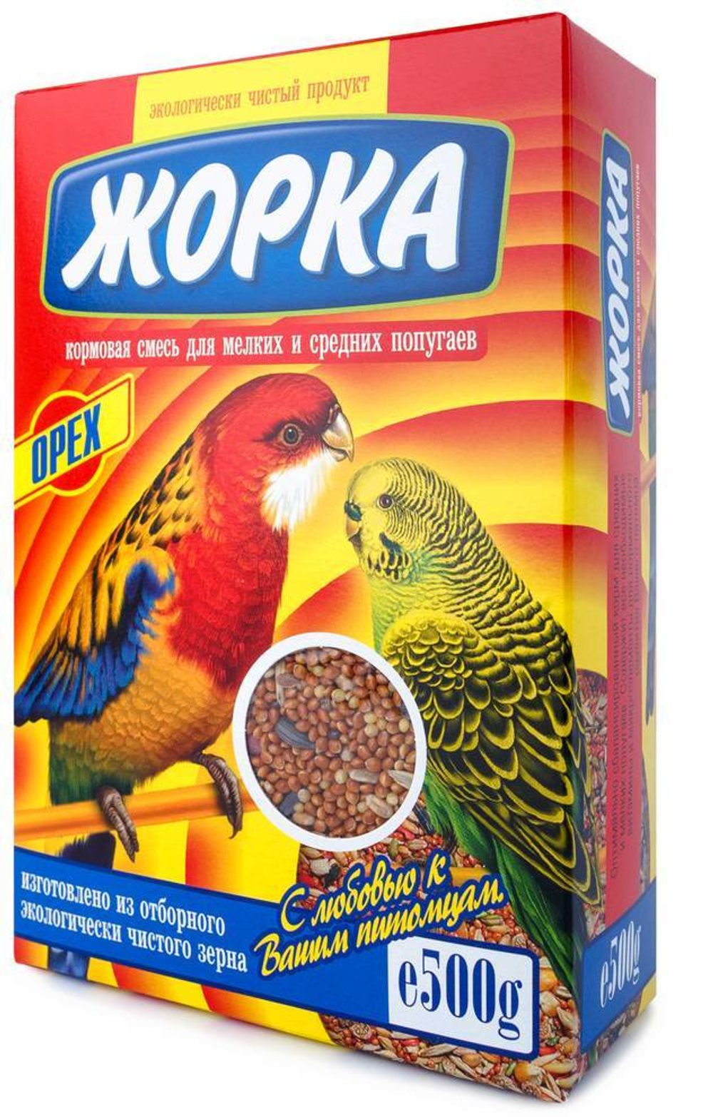 Жорка кормовая смесь для мелких и средних попугаев