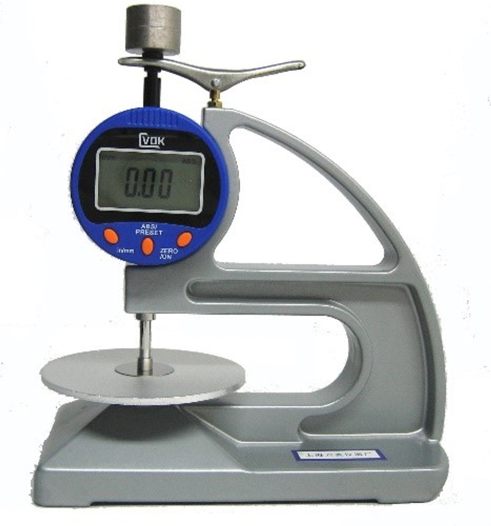Digital rubber thickness gauge ISO 23529