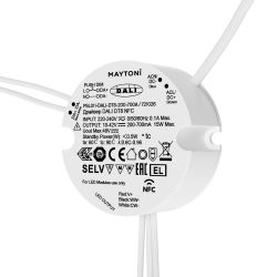 Источник тока (драйвер) 15Вт 10-42В Maytoni Dali Lighting control 721026