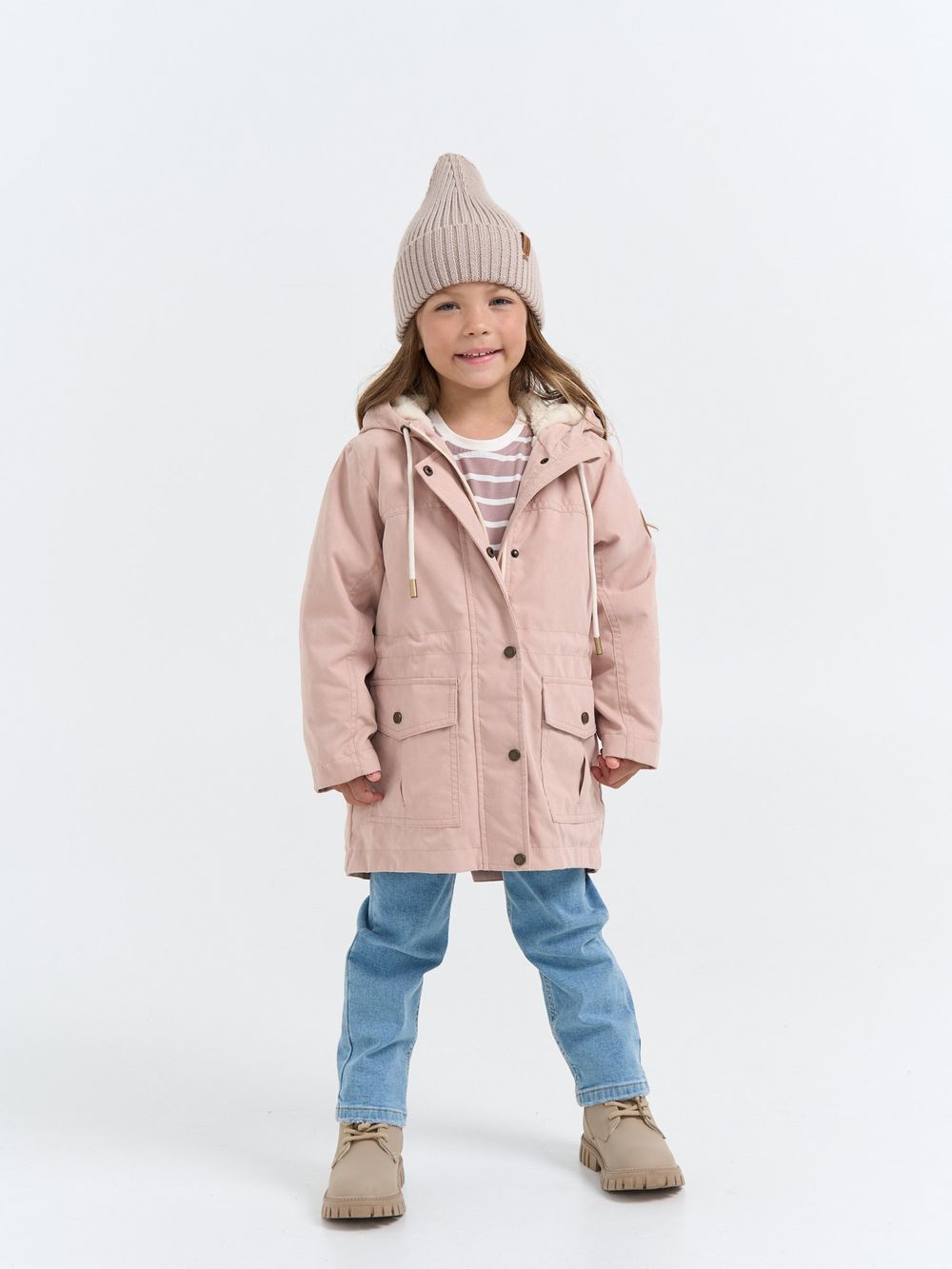 Парка демисезонная на меху "Пралине"