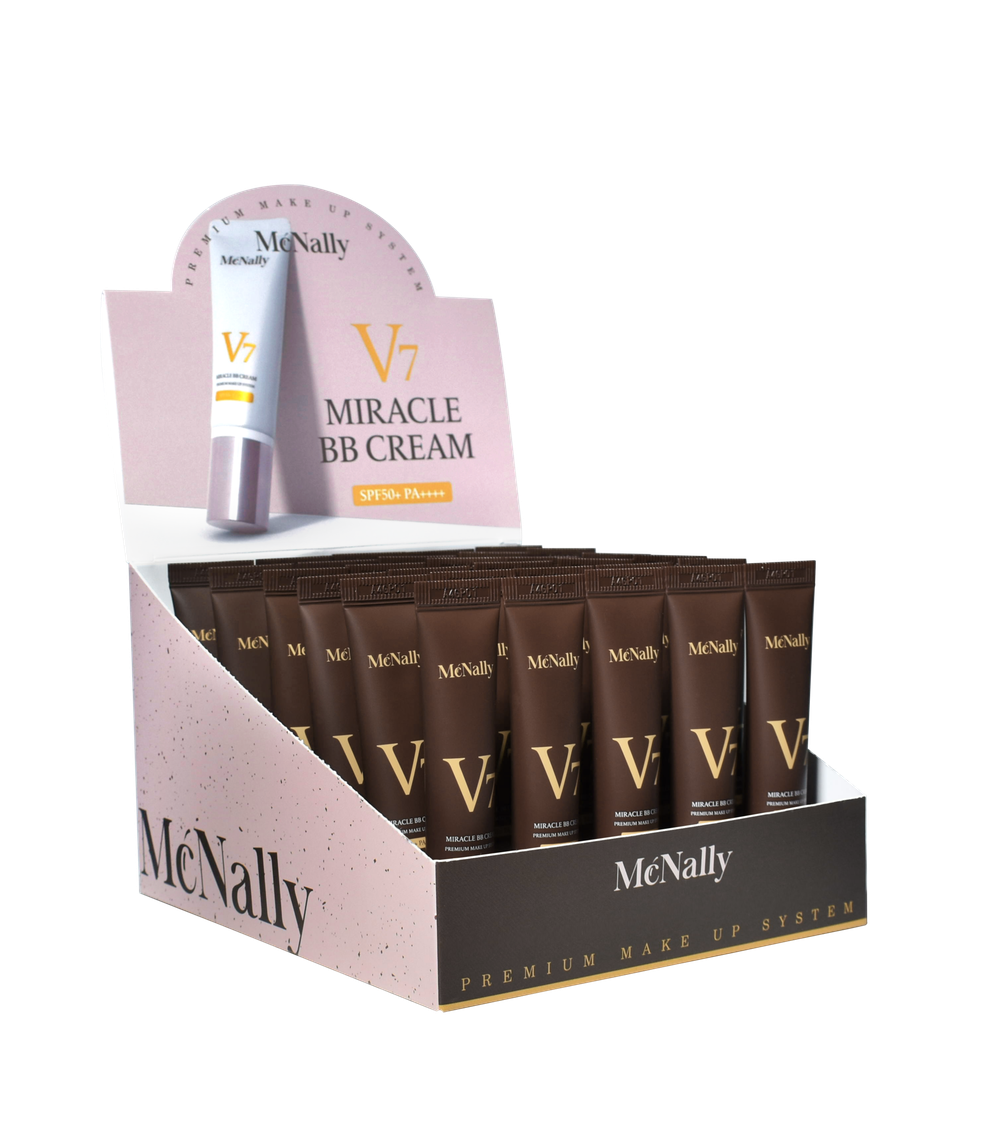 MCNALLY - BB КРЕМ УВЛАЖНЯЮЩИЙ С КОЛЛАГЕНОМ V7 MIRACLE BB CREAM, 10 МЛ