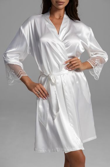 Халат Mia-Amore 3903 "Regina" белый