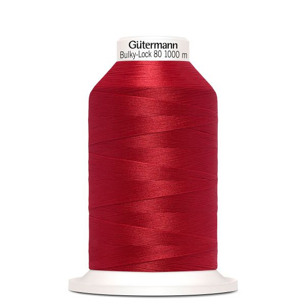 Нить текстурированная Gutermann Bulky-Lock 80 (1000 метров), 5 кат. | 156 красный