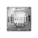 ARTGALLERY 1-клавишный ВЫКЛЮЧАТЕЛЬ КНОПОЧНЫЙ, 10А, механизм, быстрозажим. клем., БЕЛЫЙ