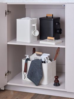 Банка для хранения универсальная Irmel, 6,2 л, с ложкой, графит