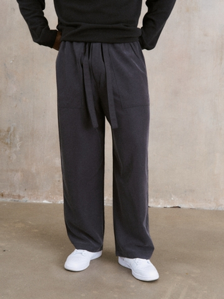 Темно-серые брюки Costes с поясом