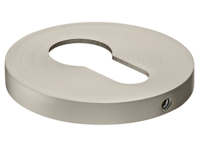 Накладка MORELLI MH-KH-R6 на евроцилиндр MSN мат.сатин. никель, круглая розетка 6 мм