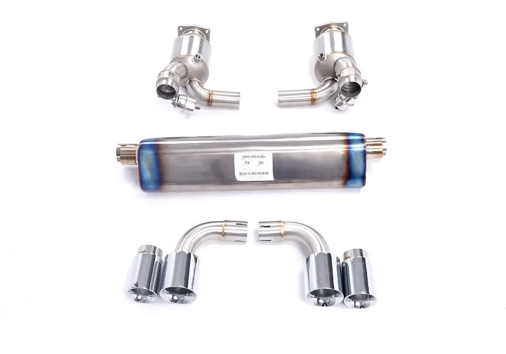 Спортивная выхлопная система с заслонками для Porsche 911 997.2 Turbo S 3.8T Порше