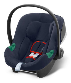 Коляска 3 в 1 Cybex Priam IV Matt Black complete и автокресло Aton B2 i-Size Bay Blue Off White