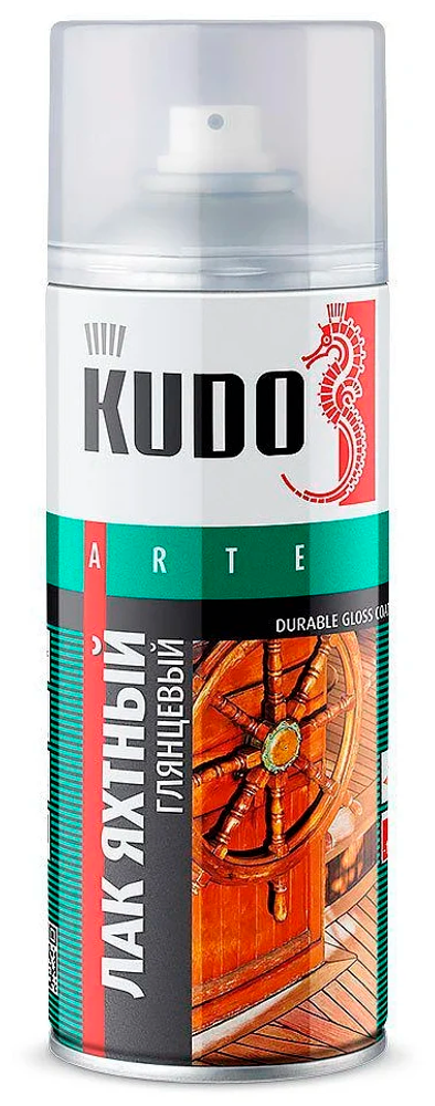 Лак аэрозоль унив. яхтный глянцевый KU-9003 KUDО 520 мл