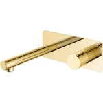 Смеситель для раковины Boheme Stick 125-GG С ВНУТРЕННЕЙ ЧАСТЬЮ, diamond gold