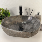 Каменная раковина из речного камня RS-05143 (46*40*15) 0861 из натурального камня