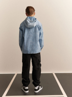 Куртка джинсовая с капюшоном для мальчика Next E32-007, Голубой