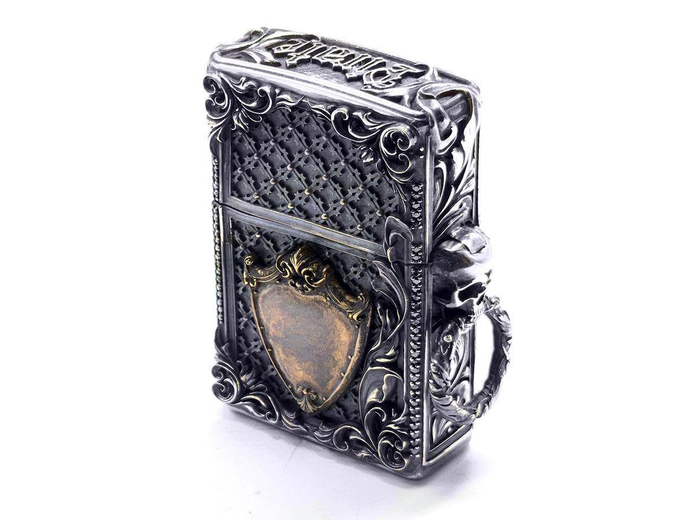 Зажигалка из серебра Pirat-1 AZL-003