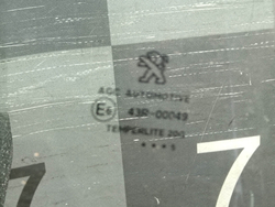 Стекло двери задней правой Peugeot 408 1 10-22 Б/У Оригинал  9676462080