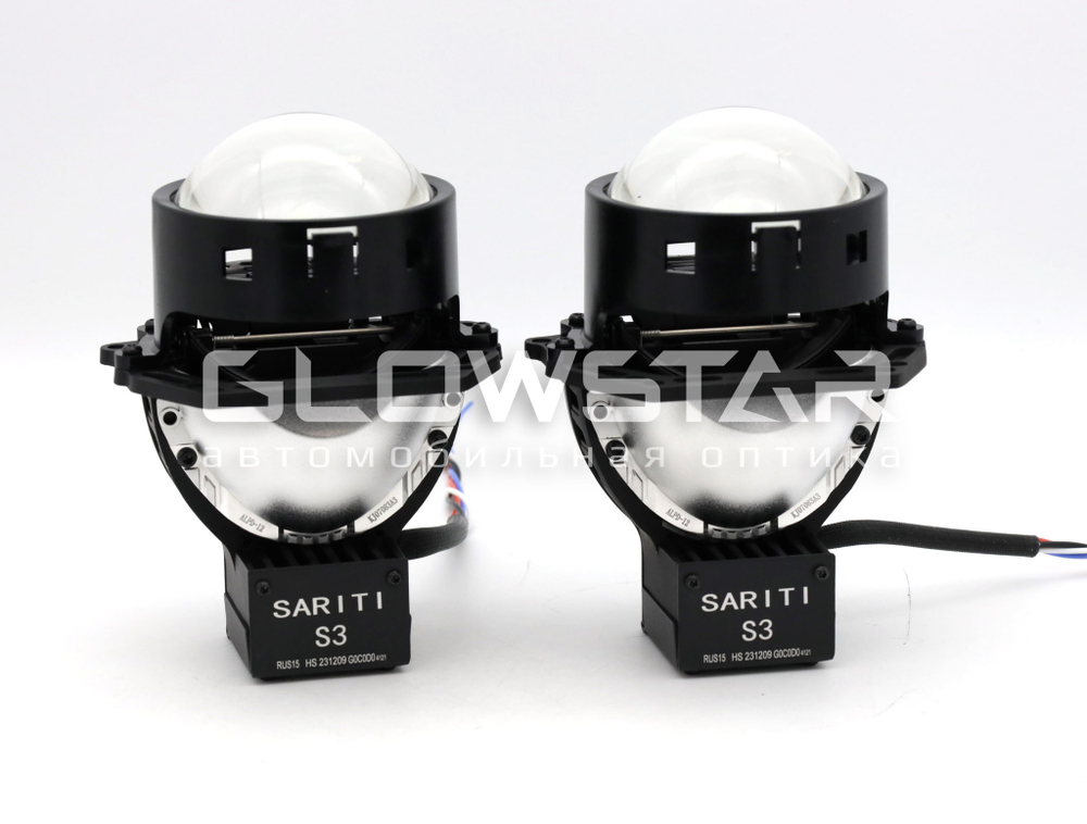 Билед модули Sariti S3 3.0 дюйма, 2 чипа, 5500К, 12V, 54W/62W, крепление 3R (комплект, 2шт)