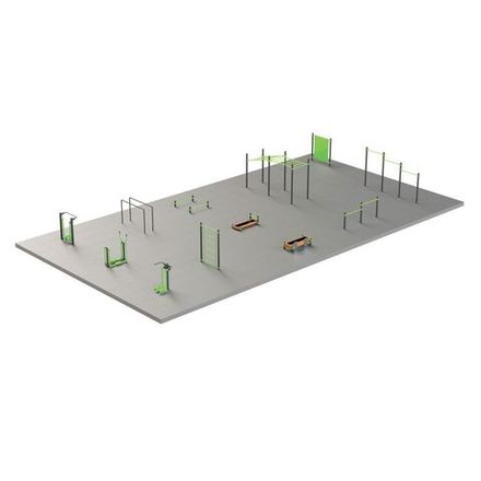 S-1013 Спортивная площадка 264 кв.м ZAVODSPORTA