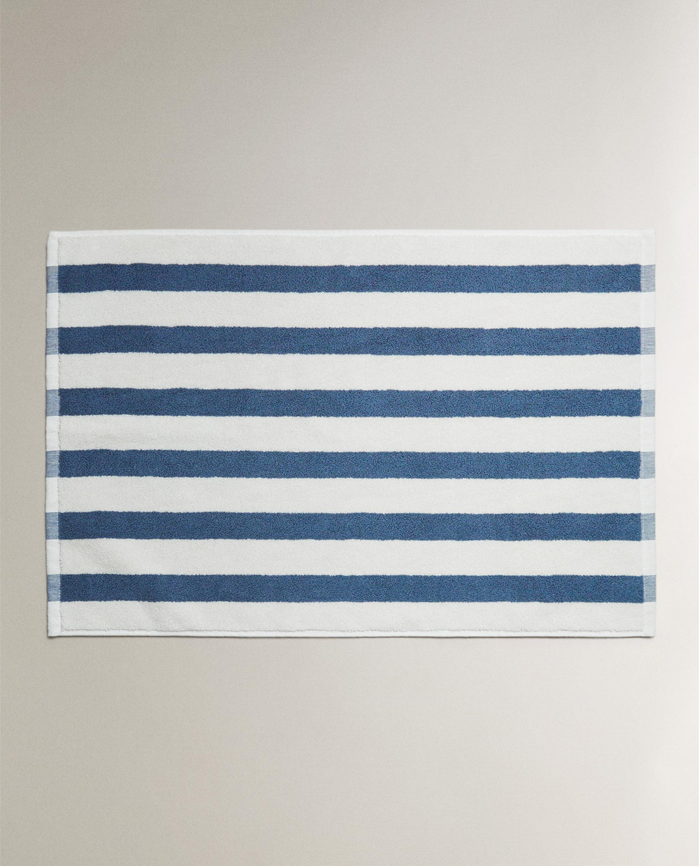 Zara Home коврик для ванной из хлопка, в полоску, 50x70 см