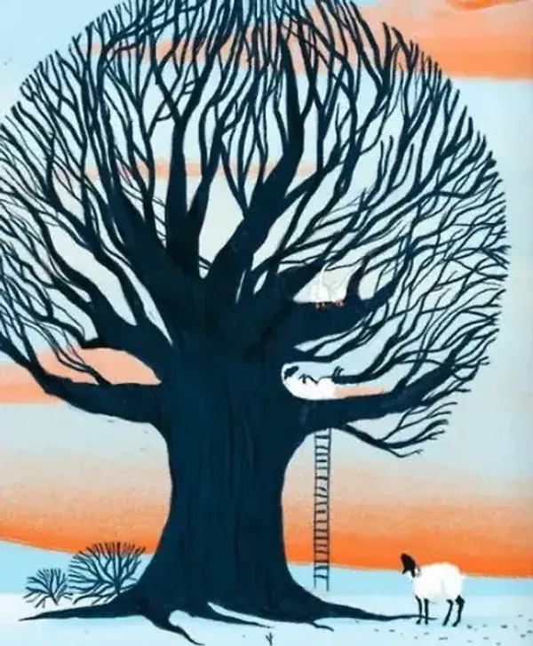 Хендрика, овечка, которая забралась на дерево