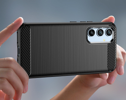 Чехол в стиле карбон для смартфона Samsung Galaxy A54 5G, серии Carbon от Caseport