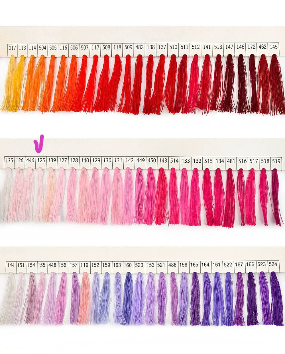 Нитки Dor Tak нежно-розовые цв.125