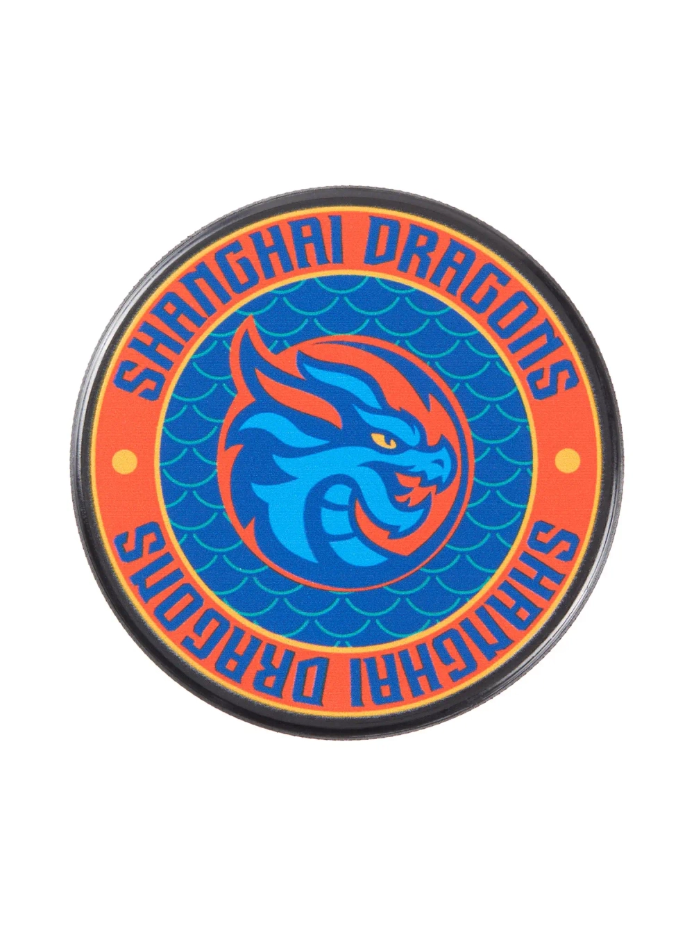 Шайба сувенирная с логотипом ХК "Шанхайские Драконы"