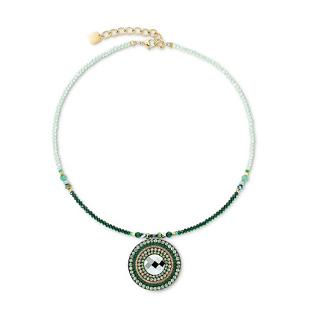Колье Coeur de Lion Green-Gold 2035/10-0516