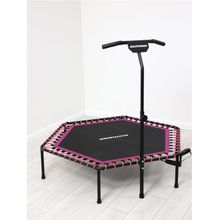 Батут для джампинга с рукояткой и счетчиком Romana 12.10.00 (розовый)