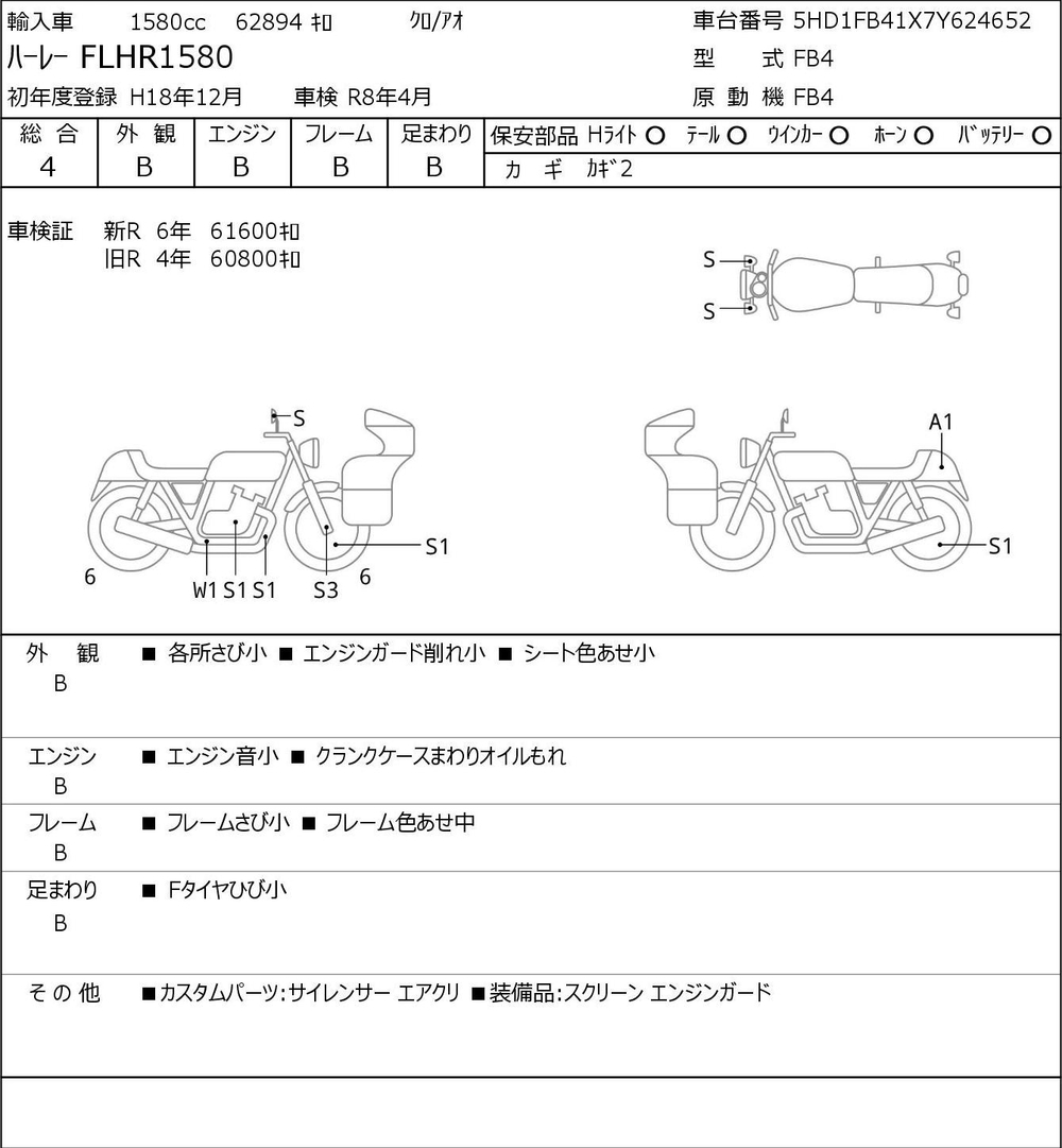 Harley-Davidson Road King FLHR 1580 051065