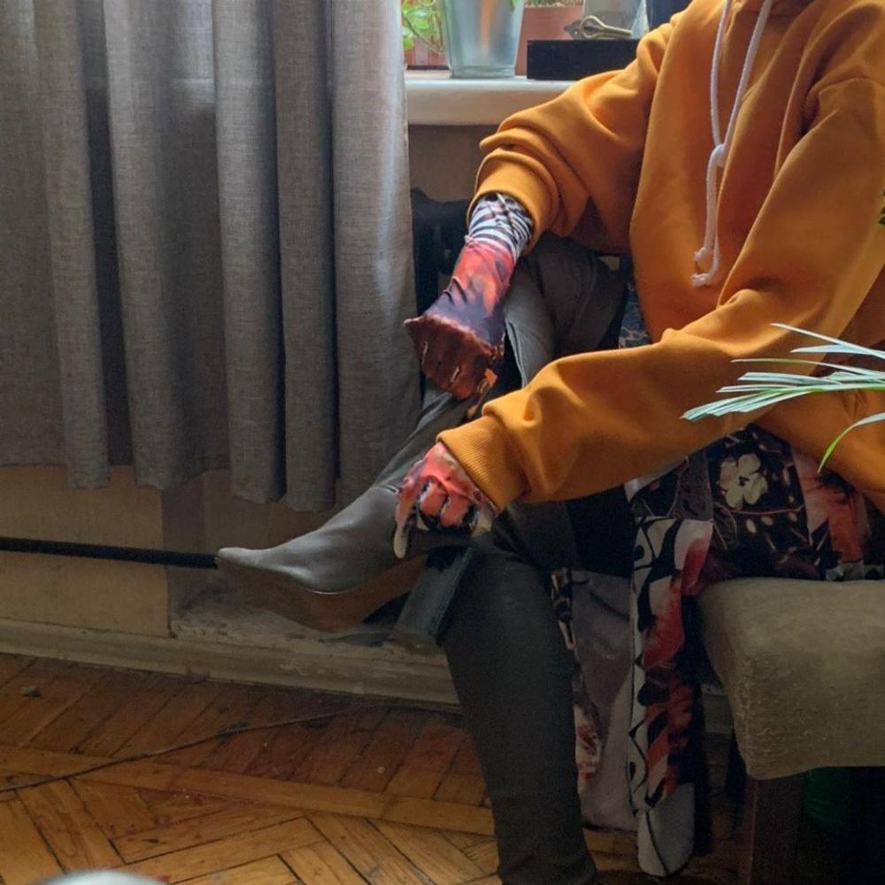 Худи Смерч Касьян оранжевый