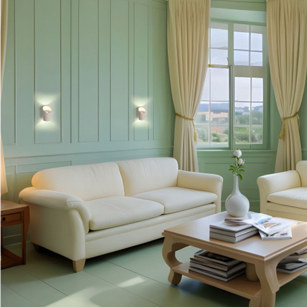 Декоративная подсветка светодиодная ЭРА WL4 WH 2*3Вт IP54 белый