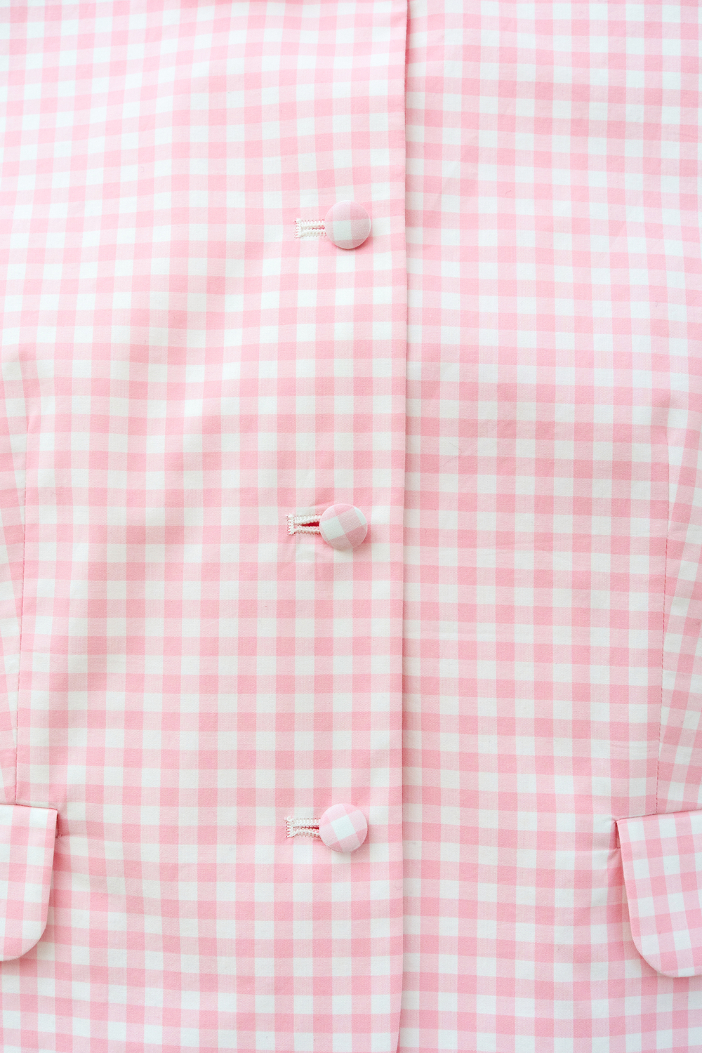 Esha in pink gingham