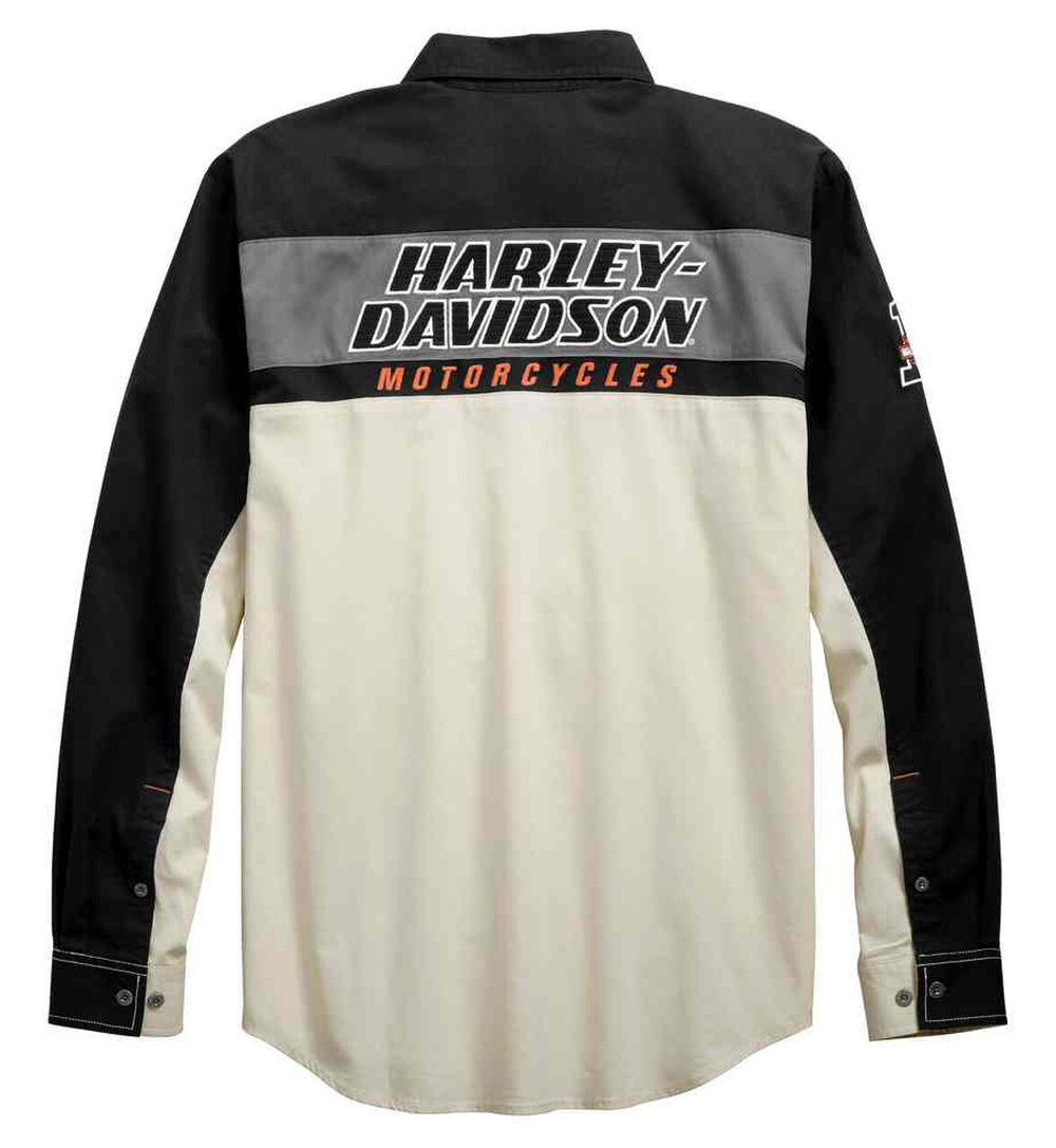 Рубашка Racing Long Sleeve Woven Shirt Harley-Davidson -50%