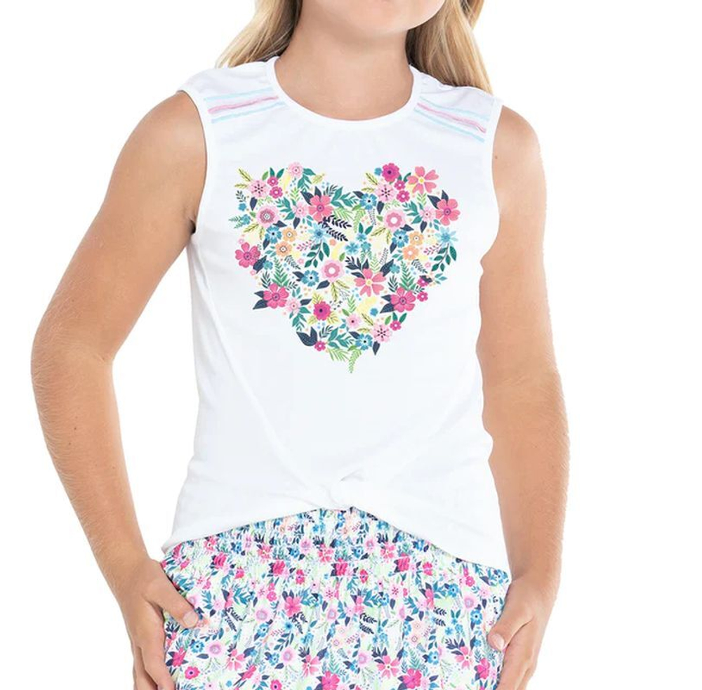 Футболка для девочки Lucky in Love Novelty Tank Top - multicolor