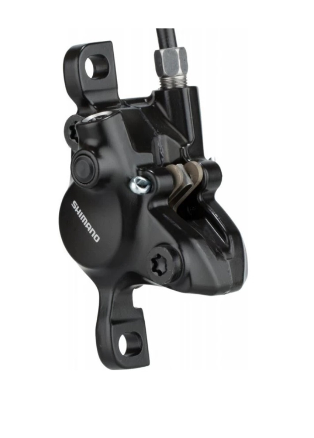 Тормоз дисковый Shimano MT200, BL(прав)/BR(задн), полимерные колодки, 1700мм, черный