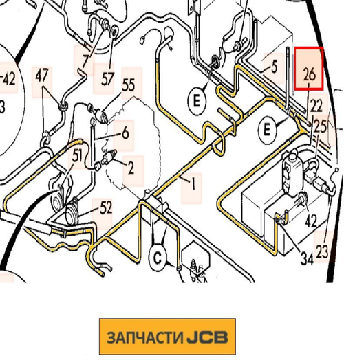 Провод JCB 332/C2416