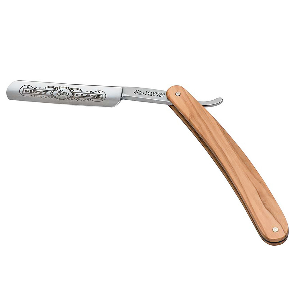 Бритва опасная Erbe, ручка - оливковое дерево, 5/8 дюйма