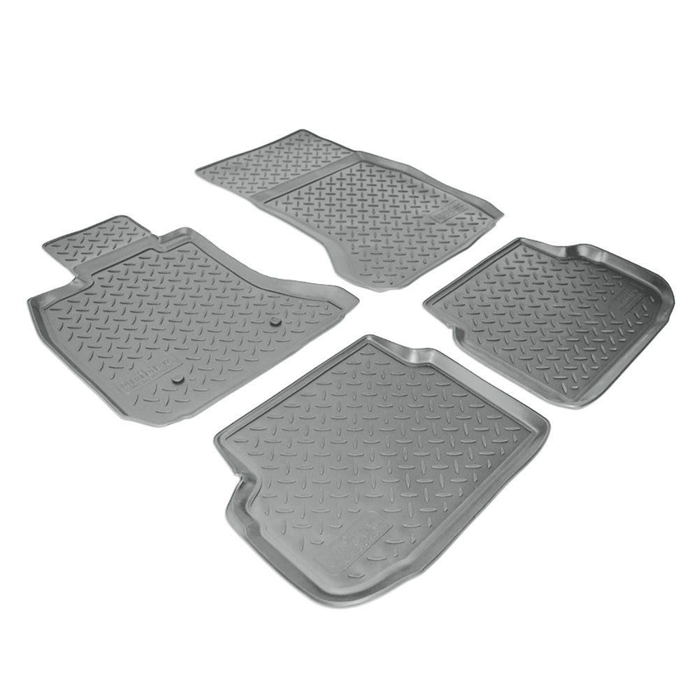 Ковры в салон Norplast/Unidec для BMW 7 в кузове F01 (2008-2015), Серый, арт.NPL-Po-07-40-G