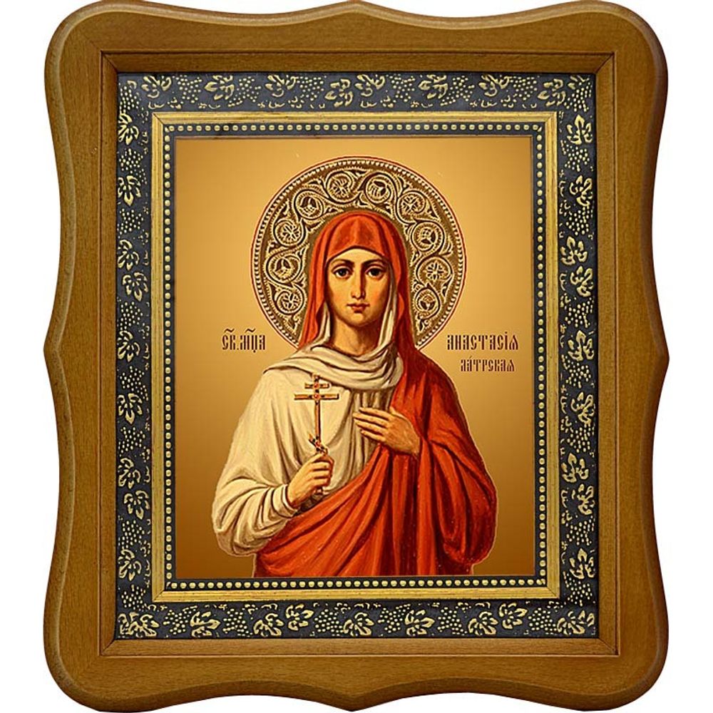 Анастасия Латрская святая. Икона на холсте.