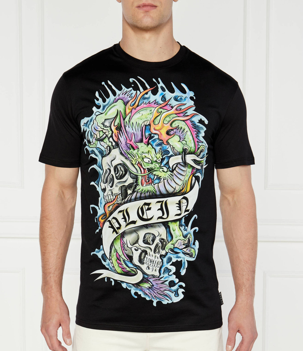 Футболка Tattoo Philipp Plein - черный(MTK7248 PJY002N)