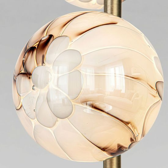 1_101/5 /напольный светильник / латунь