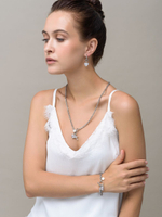 Колье "White Soul" Silver