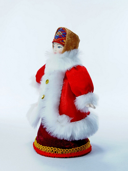 Кукла коллекционная Крестьянка в полушубке