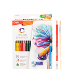 Карандаши акварельные художественные 36цв. Deli Color Emotion, липа EC00730