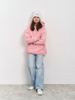 Толстовка с капюшоном для девочки  "Basic" розовый