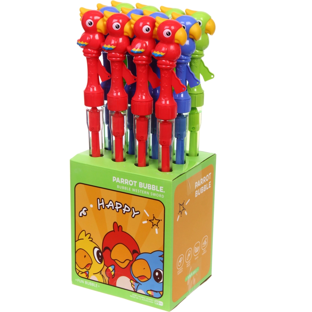 Мыльные пузыри «Попугай» 49 см, 150 мл, большие пузыри