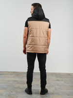 Жилет "Комби" черный-бежевый