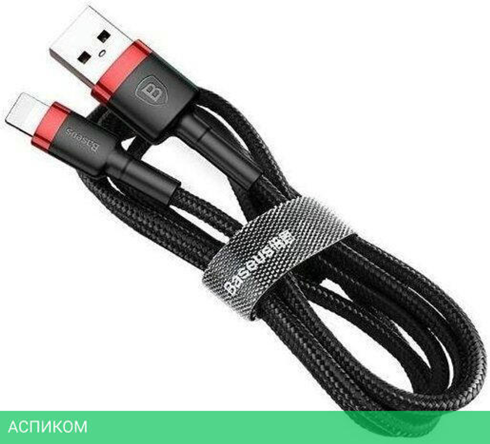 Кабель Baseus Cafule 2m Red/Black (CALKLF-C19)