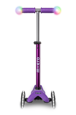 Самокат Mini Micro Deluxe Magic LED сиреневый